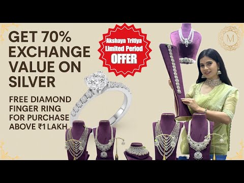 Mayuka Silver Bridal Collection | Diamond-Lookalike Chokers & Haarams | Starts at 10,000rs/-