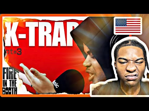 American REACTS To UK Drill K-Trap - Fire In The Booth Pt 3