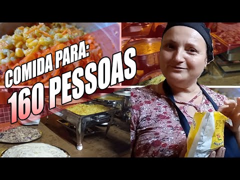 COMIDA PARA 160 PESSOAS - RECEITAS DA ROSA