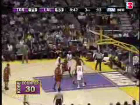Kobe Bryant-81 points vs Toronto Raptors on Jan. 22, 2006
