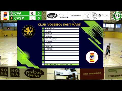 Liga 1a  Nacional Masculina. Grup B. Frankfurt Arenys Vòlei vs CV Sant Martí