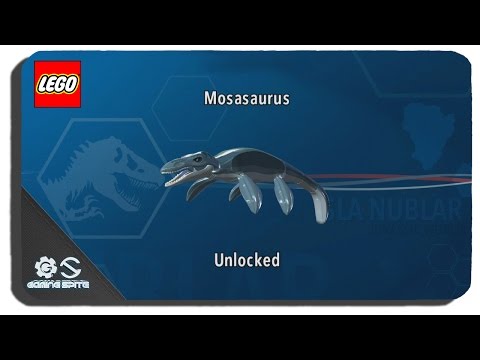 Lego Jurassic World - How To Unlock Mosasaurus Dinosaur Character Location