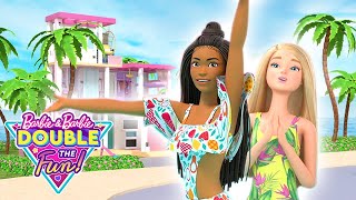 @Barbie | Barbie Tours 🏠 The Barbie Dreamhouse! 💞🏖| Barbie &amp; Barbie: Double The Fun
