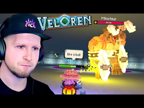 MINOTAUR 5 STAR DUNGEON | Scyushi Plays Veloren: Cube World (Free to Play Voxel MMORPG) - Part 7