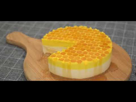 No Bake Honey Cheesecake كيكه العسل سهله جدا
