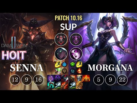 DWG Hoit Senna vs Morgana Sup - KR Patch 10.16