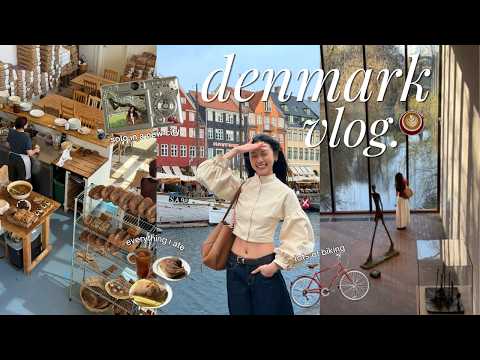 my first time in denmark 🚲 a week in copenhagen, solo travel, lots of shopping, biking & cafes