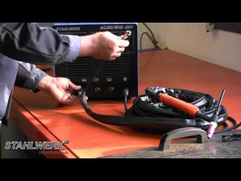 Videoanleitung STAHLWERK AC/DC WIG TIG 200