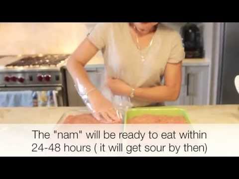 How to make Nam Chu- sour pork