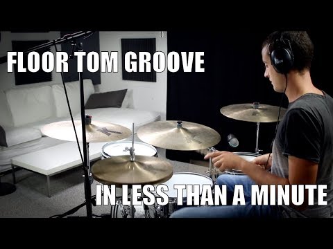 Rudiment based Tom Groove in less than a Minute - Daily Drum Lesson