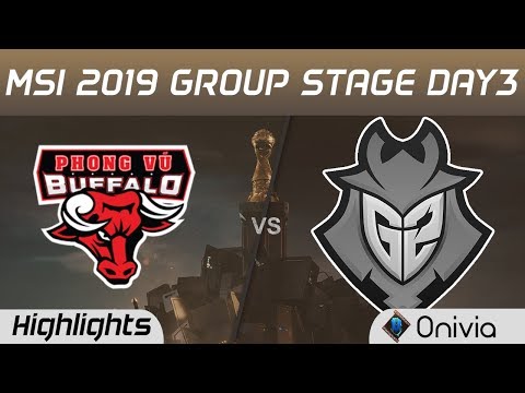 PVB vs G2 Highlights MSI 2019 Phong Vu Buffalo vs G2 Esports MSI Highlights by Onivia