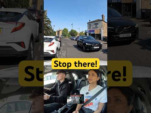 NARROW SQUEEZE 😬 #driving #car #learn #howto #drive #safe #london #road #fyp #pov #teacher