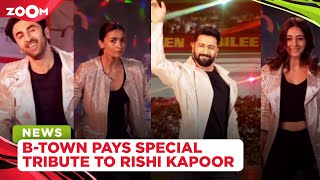 Ananya Panday, Kareena Kapoor, Ranbir-Alia, Vicky Kaushal & others pay tribute to Rishi Kapoor