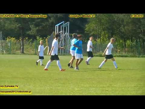 Skrót meczu młodzików: KS Żupawa - Wichry Rzeczyca Długa (07.09.2019)