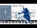 Scott Joplin - Binks' Waltz - Cover Piano (Sheets Scott Joplin, Tutorial Piano Binks' Waltz)