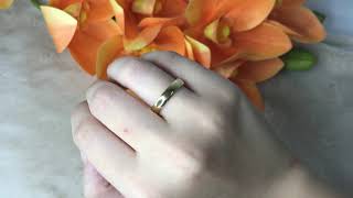 Vídeo de Aliança Abaulada Ouro 18k 4mm Plus