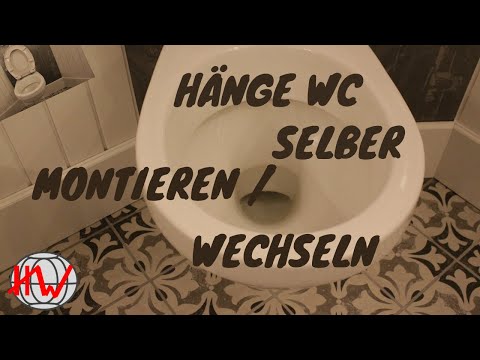 Wie montiere ich ein Wand WC ?