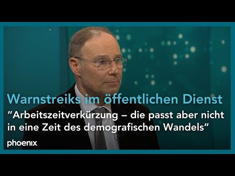 Warnstreiks im öffentlichen Dienst: Tarifexperte Lesch über Arbeitszeitverkürzung und Lohnerhöhungen