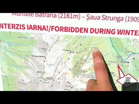 Caminul Alpin - Vf Bucsoiu. Pichetul Rosu - Harta