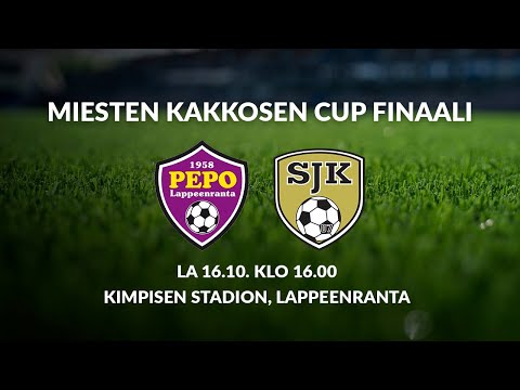 Miesten Kakkosen Cupin finaali | PEPO – SJK Akatemia | 16.10. klo 16.00