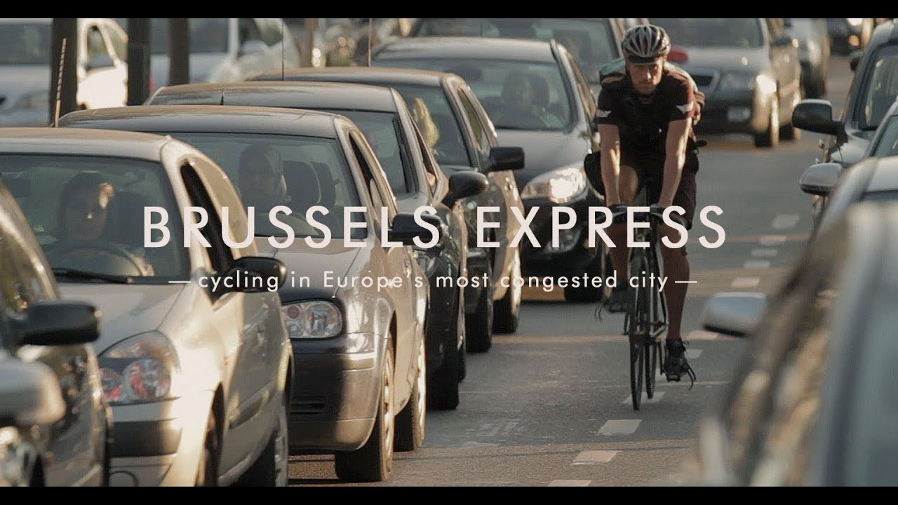 Bike messenger a Bruxelles
