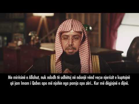 Çfarë ndjenje është kur udhëheq namazin në Mekë - E pyetëm Imamin e Qabes