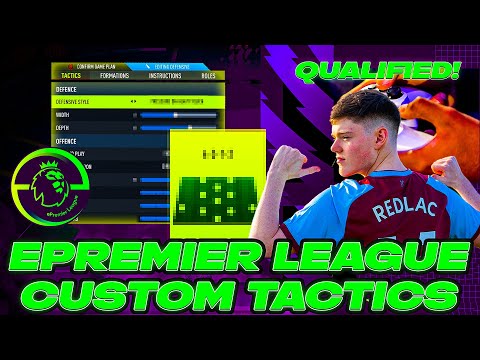 THESE POST PATCH CUSTOM TACTICS QUALIFIED ME FOR THE ePREMIER LEAGUE, 41212(2) IN-DEPTH INSTRUCTIONS