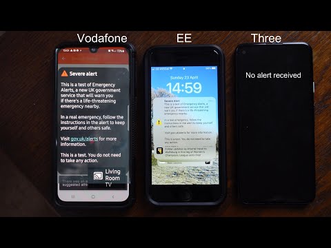 UK Emergency Alert System, national test, 23 April 2023