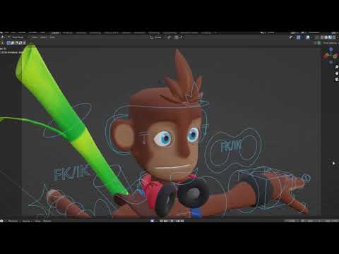Blender 3d rigging Kirill Soluyanov Demo reel