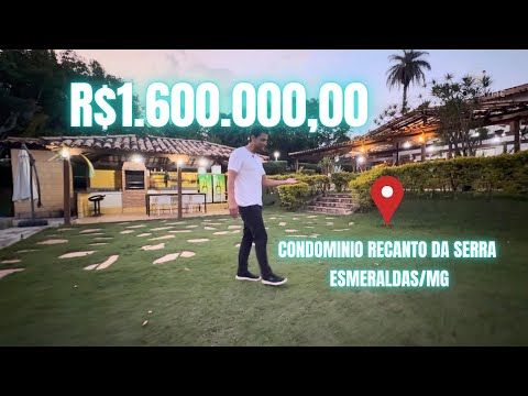 Sítio de 10.000m2 no Condomínio Recanto da Serra em Esmeraldas/MG