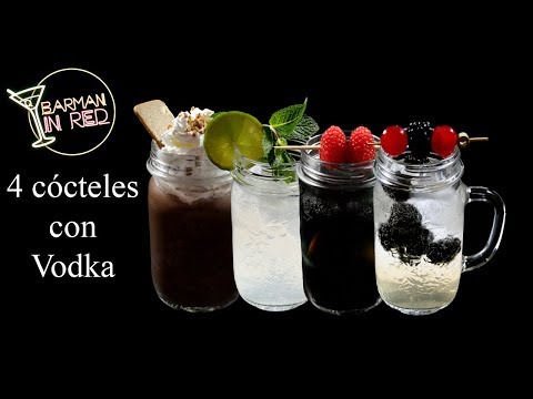 4 Cocteles con vodka