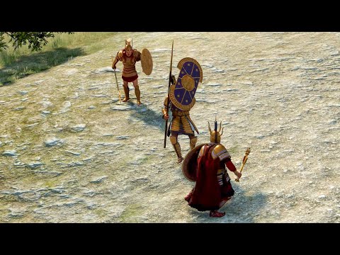 HECTOR & PARIS vs ACHILLES & AGAMEMNON - Total War TROY