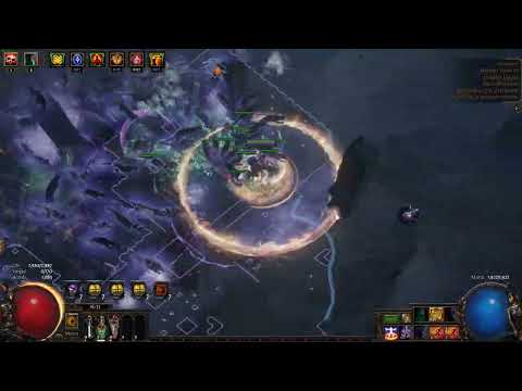 [PoE 3.21] 100% Deli Cat When Damage Taken [CWDT Soulrend] Wardloop Saboteur Crucible SC