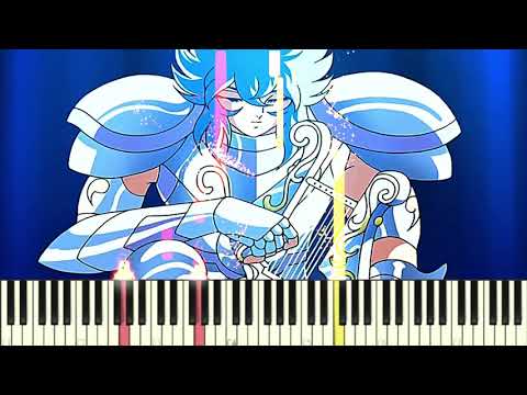 Death Trip Serenade - Seiji Yokoyama - Saint Seiya (Piano Tutorial,  Synthesia, Lyra Orphee)