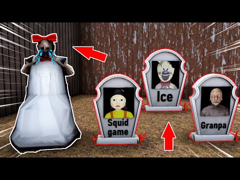 Granny vs Grandpa vs R.I.P. - funny horror animation (60 min. of the most comedy animations)