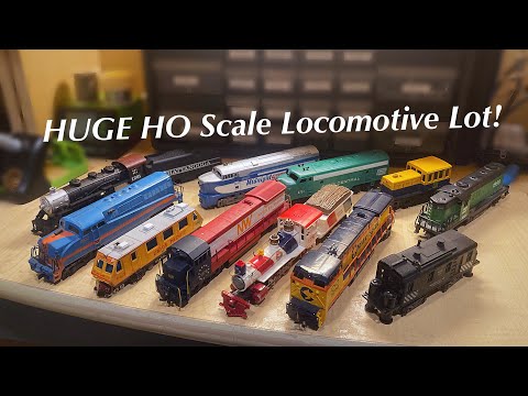 18 Locomotives for Only $100? HUGE HO Scale eBay Lot