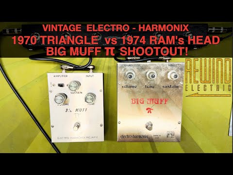 Big Muff Shootout! 1970 Triangle VS 1974 Ram's Head Electro-Harmonix