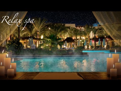 Cover [#ASMR/#環境音]オアシスに湧き出る泉のスパ/3時間/風の音,波の音,人の声/作業用BGM/@SoundForest-main