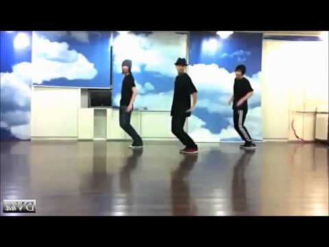 MIRROR EXO-M - Lay, Xiumin & Greg S. Hwang (dance practice) DVhd