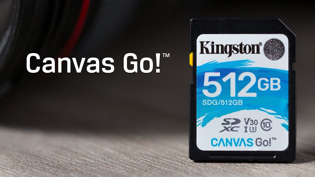 Kingston SDXC-Karte Canvas Go! Plus UHS-I U3 V30 128 GB