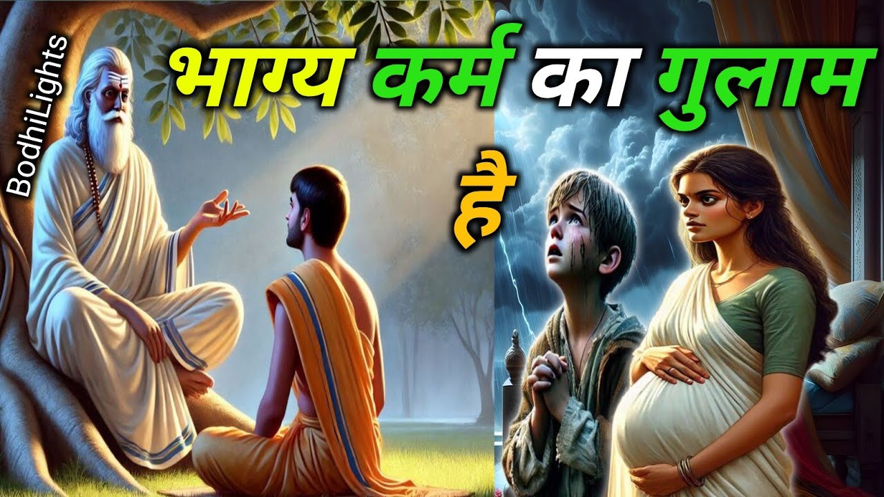 भाग्य कर्म का गुलाम है || Dharmik Kahaniya || जो भी होता,सब ईश्वर की मर्जी से होता है | BODHI LIGHTS