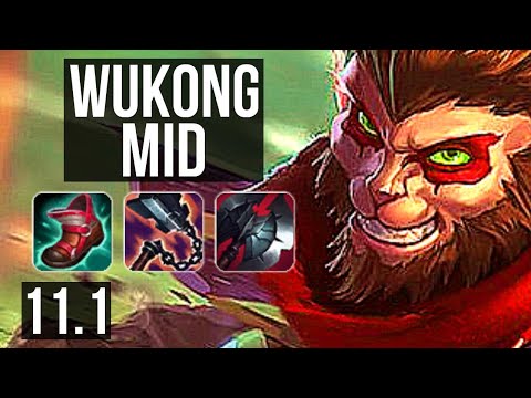 WUKONG vs NEEKO (MID) | 9/1/8, 500+ games | NA Diamond | v11.1