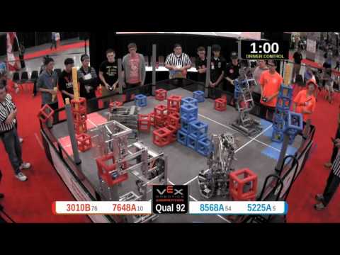 2015 VRC Sci Q92 - 3010B 7648A vs 8568A 5225A - 81 to 77 - VEX Worlds 2015 - Science Division