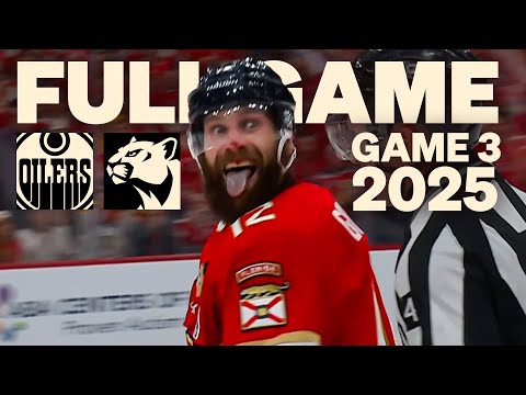 FULL GAME | Panthers vs Oilers Stanley Cup Final Game 3 | 6.9.25