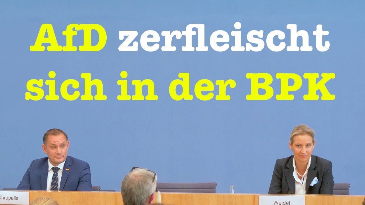 🔥 Die AfD-Parteispitze nach der Bundestagswahl - Komplette BPK | 27. September 2021