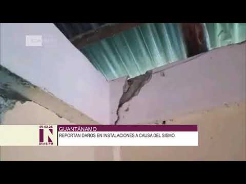 Daños en Guantánamo por sismo