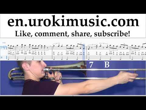 Trombone lessons Fall Out Boy - Heaven's Gate Sheet Music Tutorial um-ih352