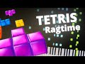 Tetris Korobeiniki In Ragtime Style Fun Piano Tutorial