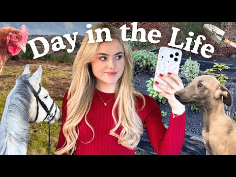 Day in the Life in the British Countryside! Forest Horse Ride, Dog Agility and Garden Makeover!