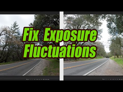 Video Editing - Fixing Exposure Fluctuating / Changing